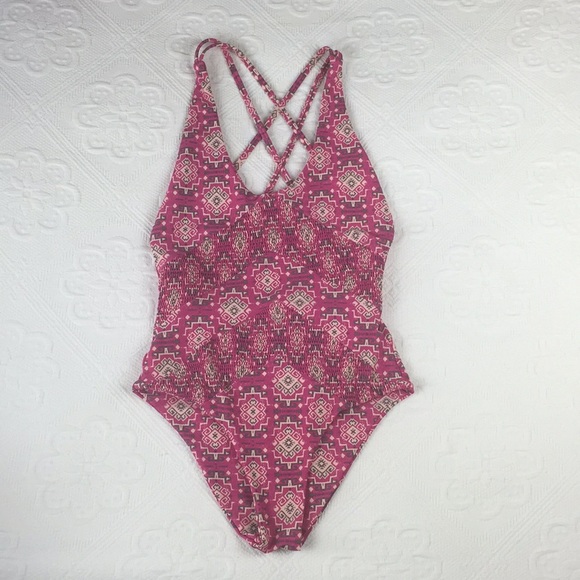 magenta one piece swimsuit